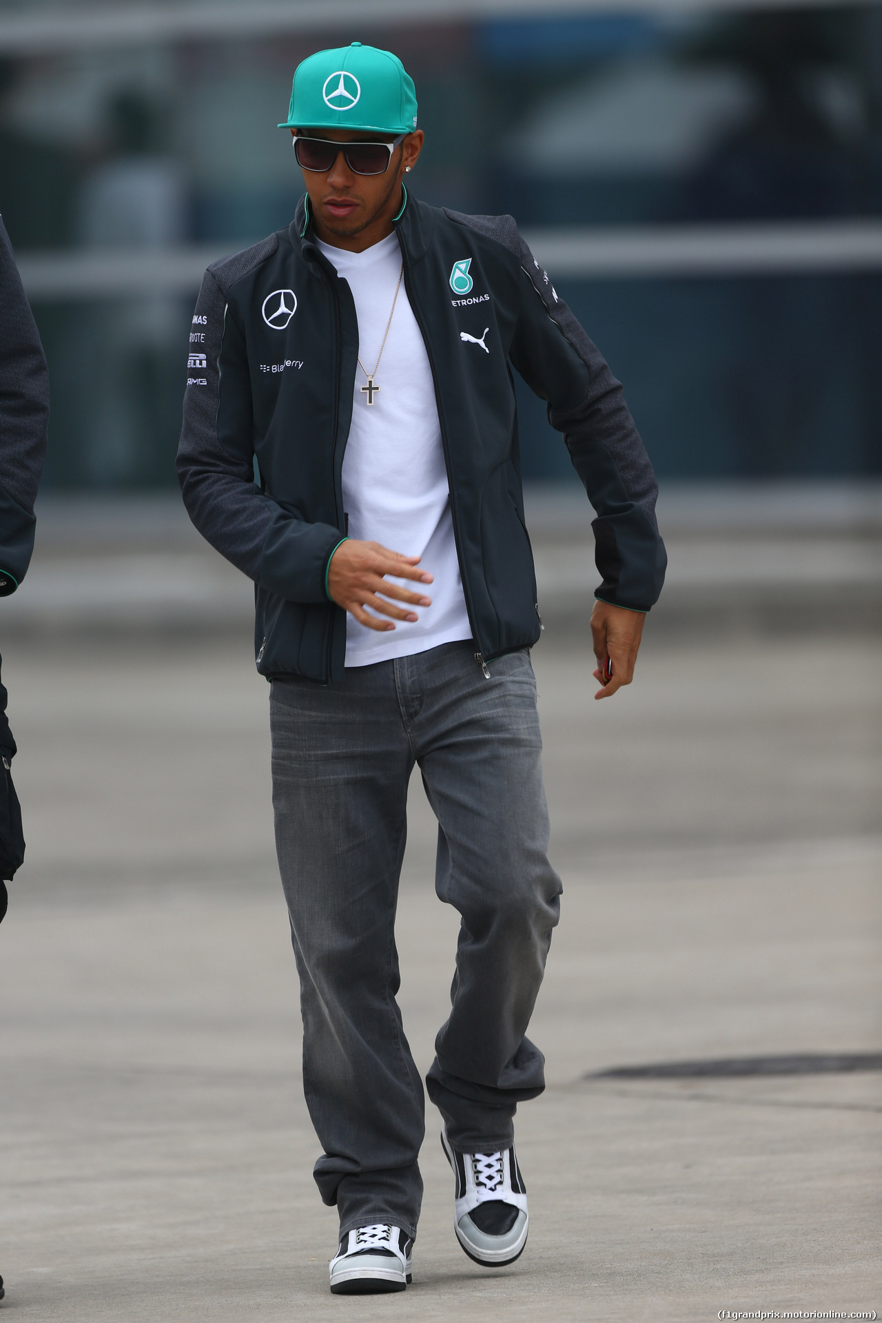 GP CINA, 18.04.2014- Lewis Hamilton (GBR) Mercedes AMG F1 W05