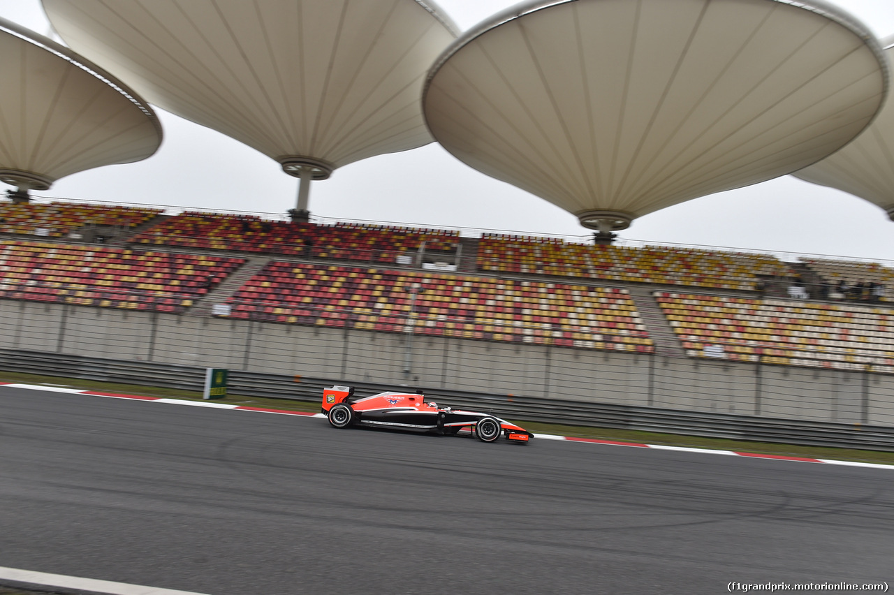 GP CINA, 18.04.2014- Prove Libere 1, Jules Bianchi (FRA) Marussia F1 Team MR03