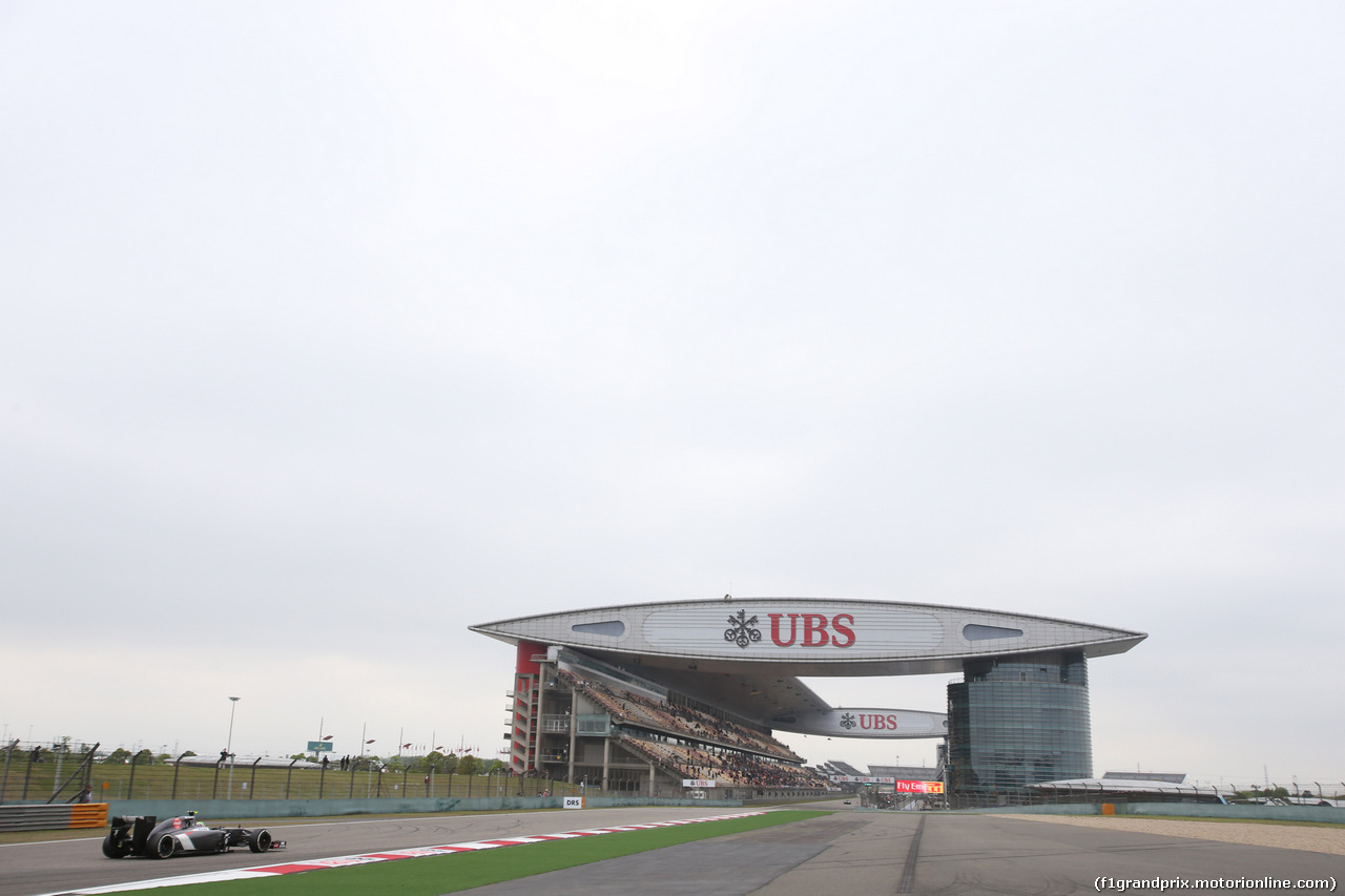 GP CINA, 18.04.2014- Prove Libere 1, Giedo Vand der Garde (NED) Sauber F1 Team C33