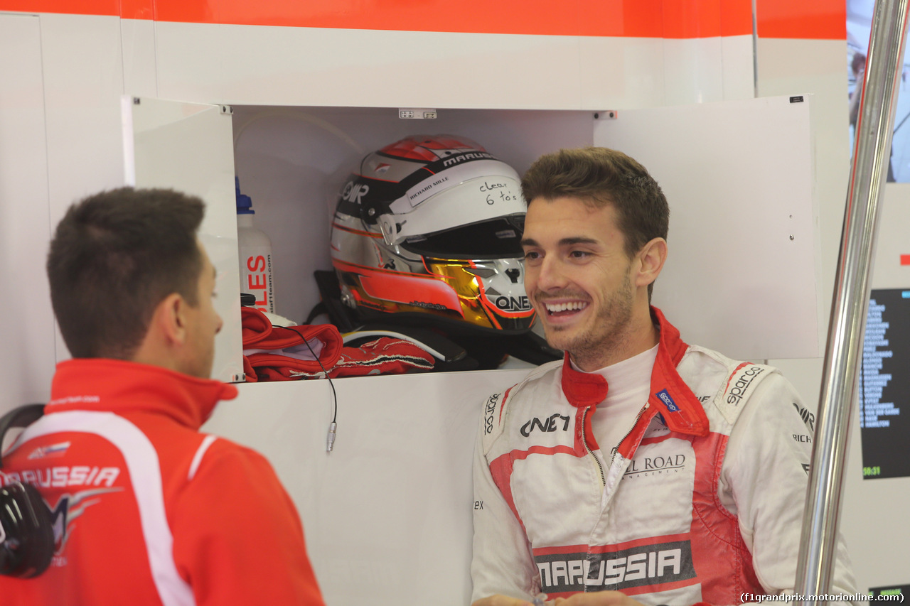 GP CINA, 18.04.2014- Prove Libere 1, Jules Bianchi (FRA) Marussia F1 Team MR03