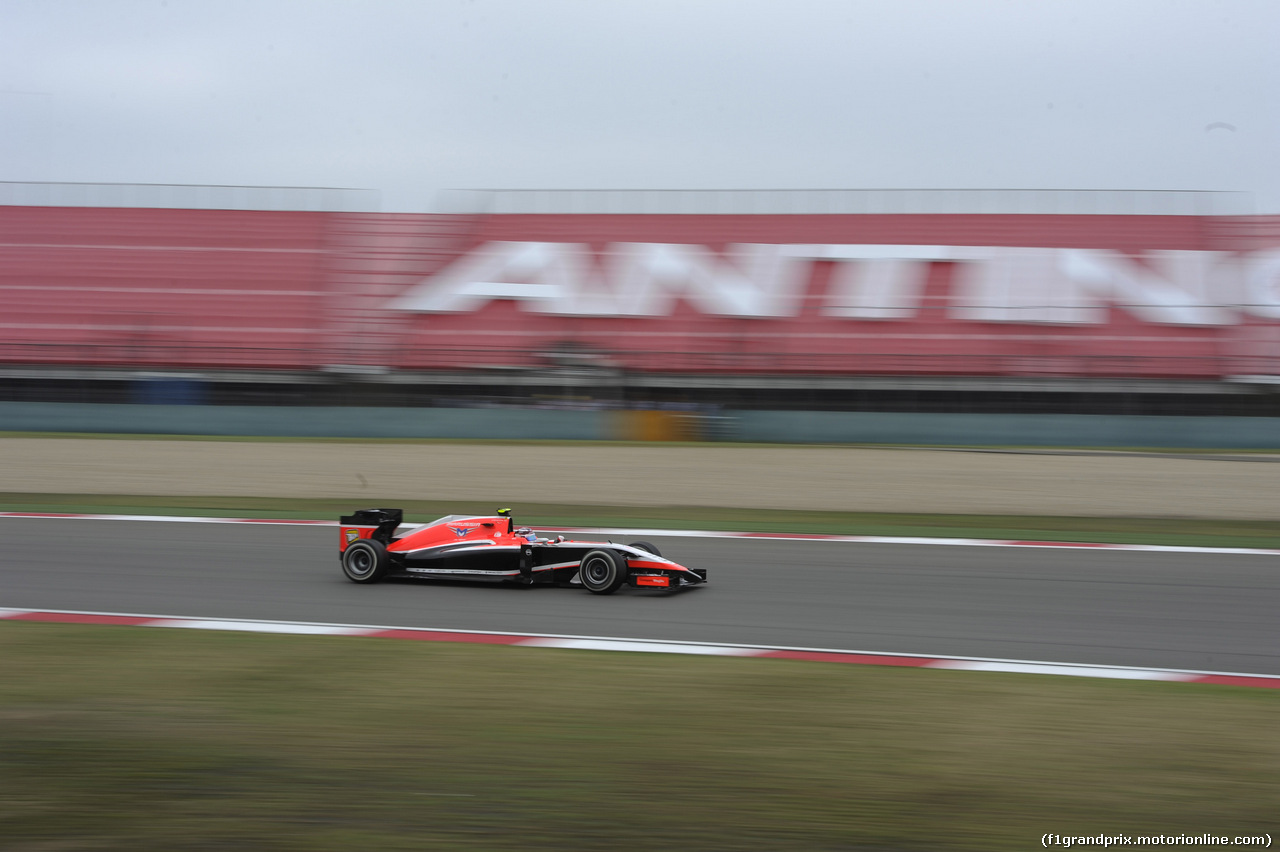 GP CINA, 18.04.2014- Prove Libere 1, Max Chilton (GBR), Marussia F1 Team MR03