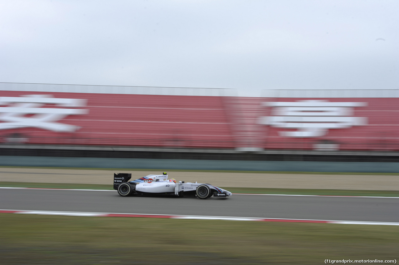 GP CINA, 18.04.2014- Prove Libere 1, Felipe Nasr (BRA)  Williams F1 Team FW36 3rd driver