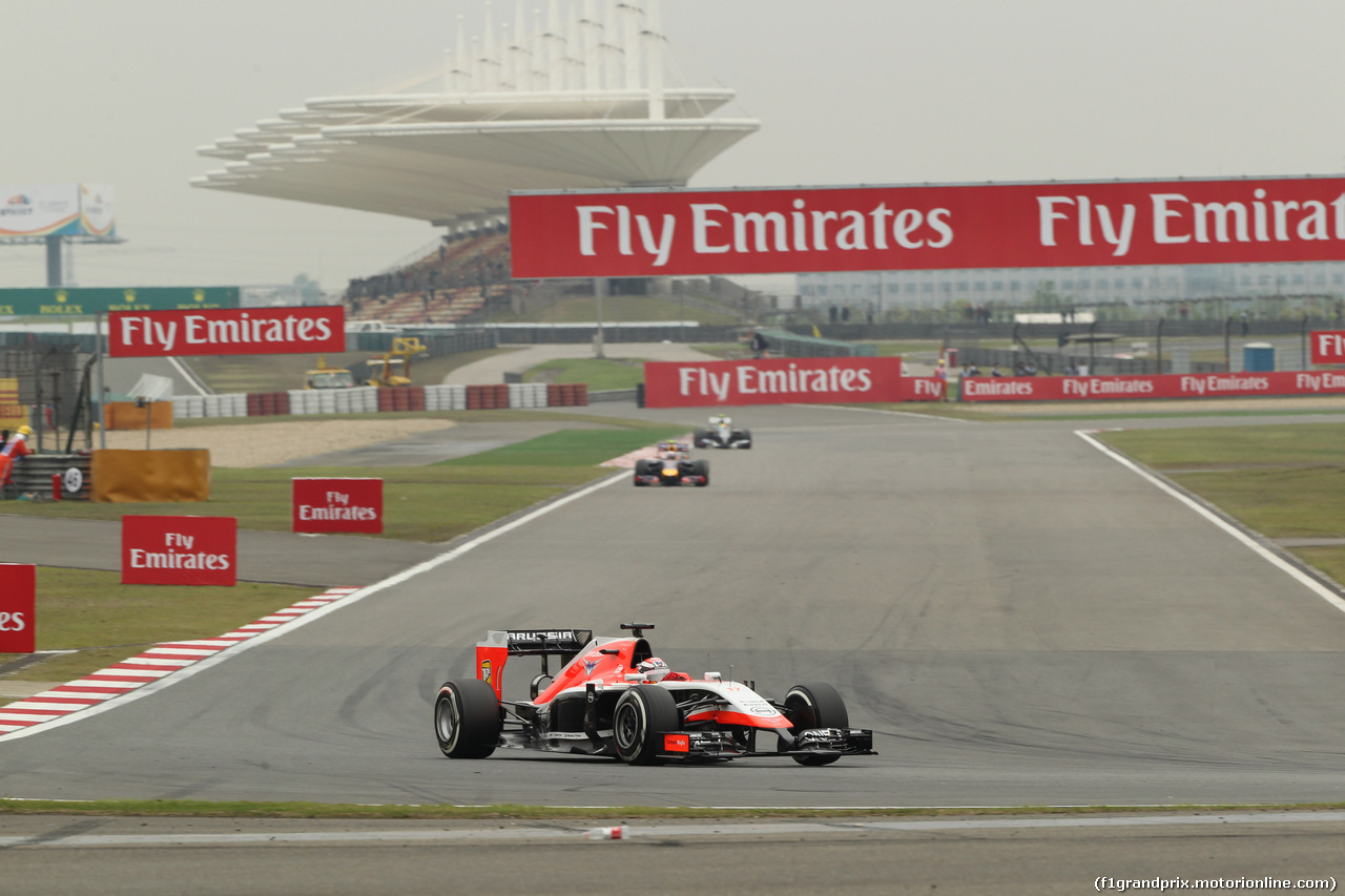 GP CINA, 18.04.2014- Prove Libere 1, Jules Bianchi (FRA) Marussia F1 Team MR03