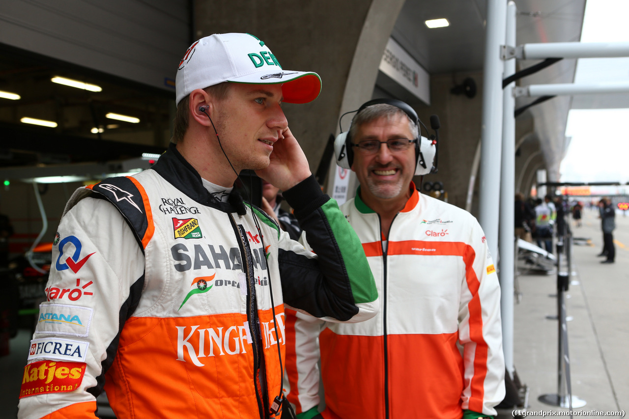 GP CINA, 18.04.2014- Prove Libere 1, Nico Hulkenberg (GER) Sahara Force India VJM07