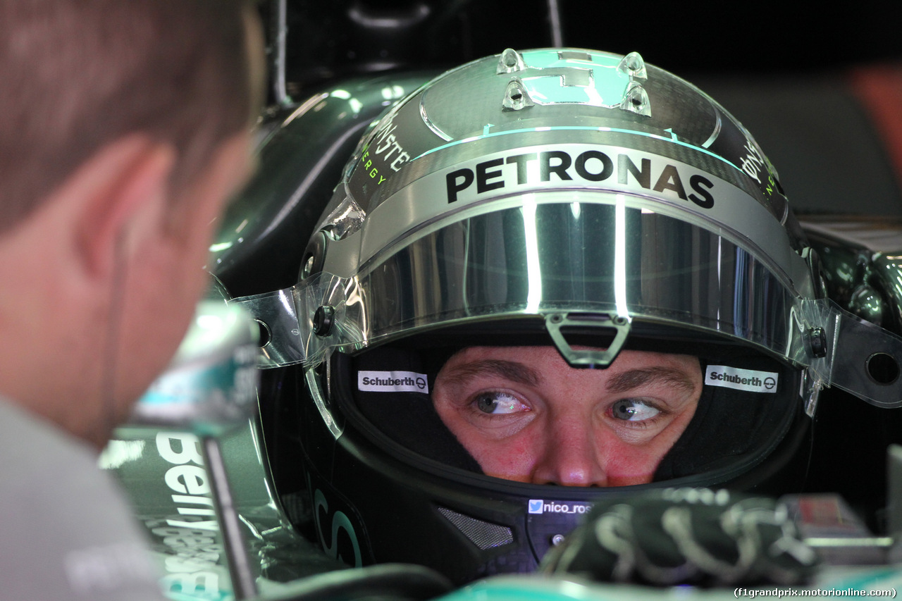 GP CINA, 18.04.2014- Prove Libere 2, Nico Rosberg (GER) Mercedes AMG F1 W05