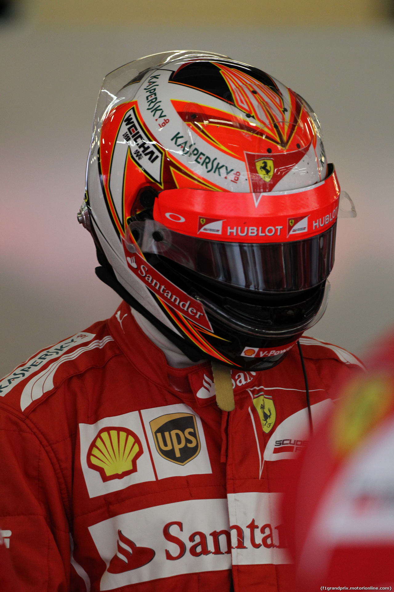 GP CINA, 18.04.2014- Prove Libere 2, Kimi Raikkonen (FIN) Ferrari F14T