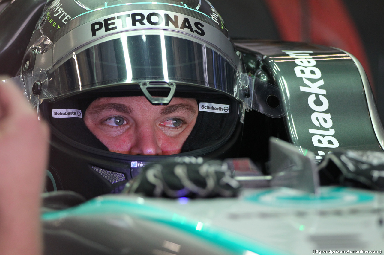 GP CINA, 18.04.2014- Prove Libere 2, Nico Rosberg (GER) Mercedes AMG F1 W05