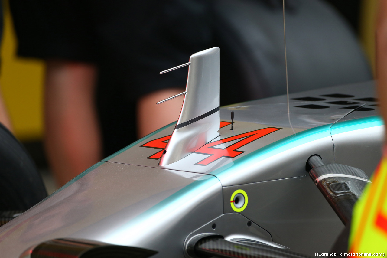 GP CINA, 18.04.2014- Prove Libere 2, Mercedes Tech Detail
