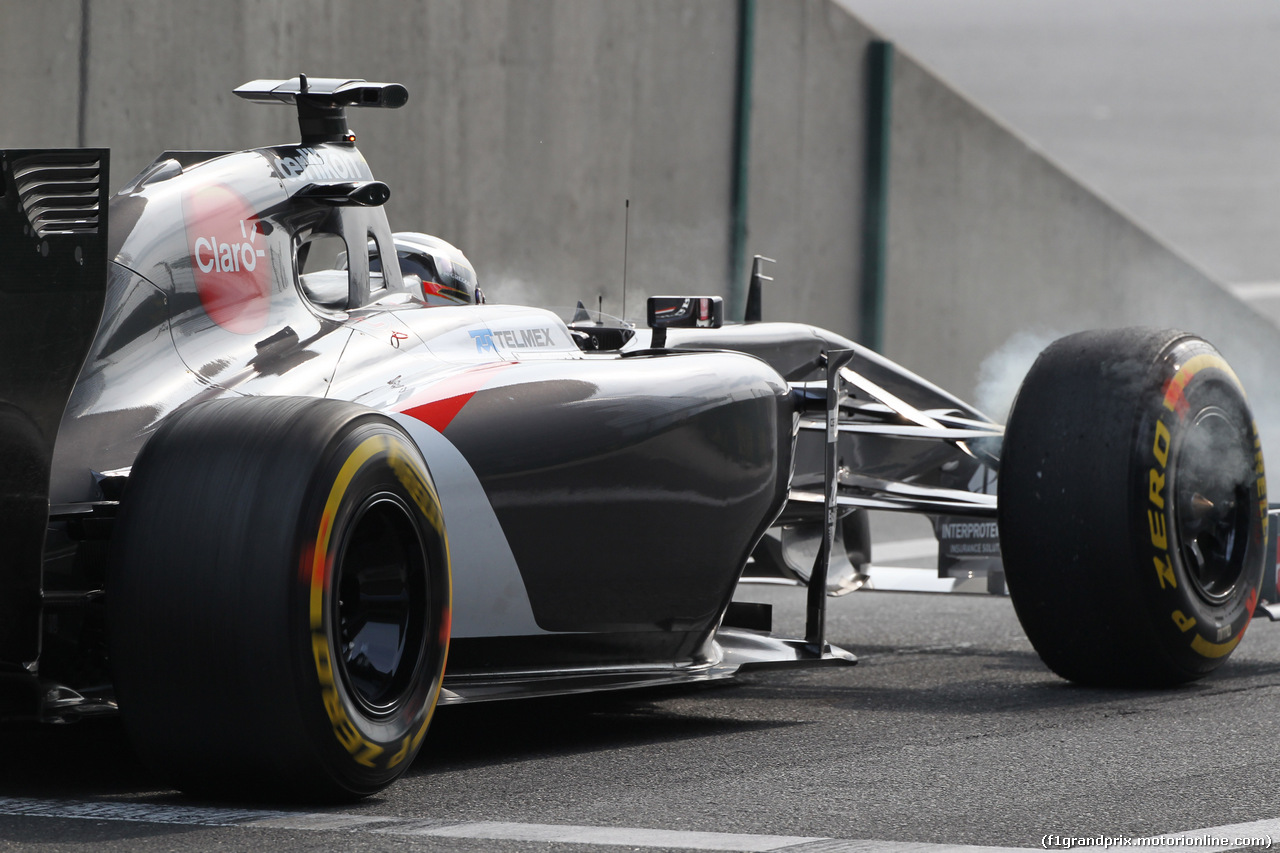 GP CINA, 18.04.2014- Prove Libere 2, Adrian Sutil (GER) Sauber F1 Team C33