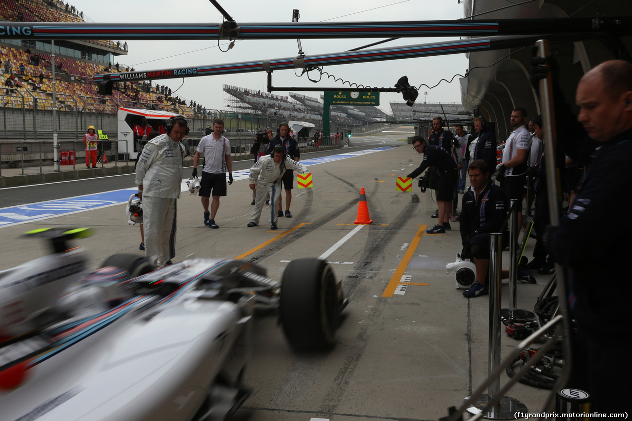 GP CINA, 18.04.2014- Prove Libere 2, Valtteri Bottas (FIN) Williams F1 Team FW36