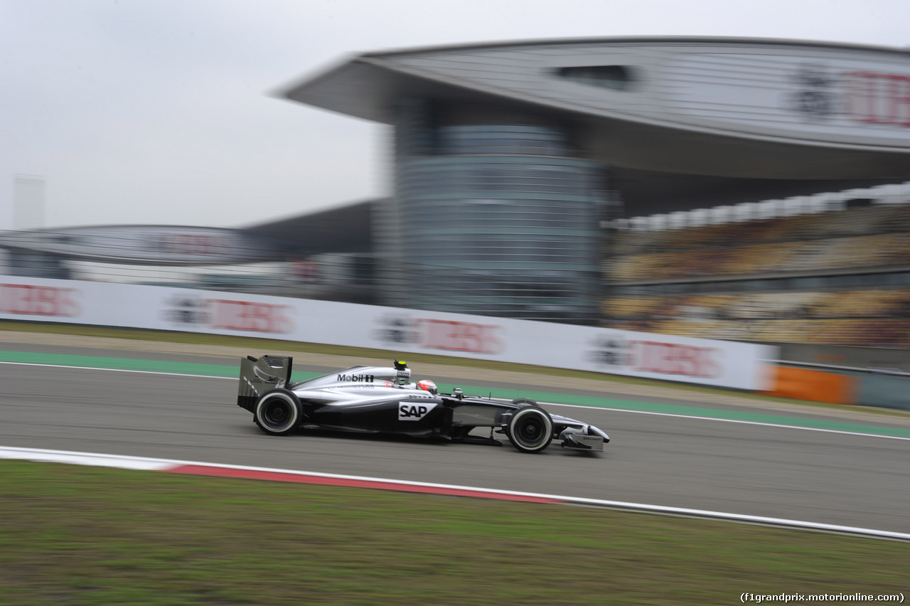 GP CINA, 18.04.2014- Prove Libere 2, Kevin Magnussen (DEN) McLaren Mercedes MP4-29