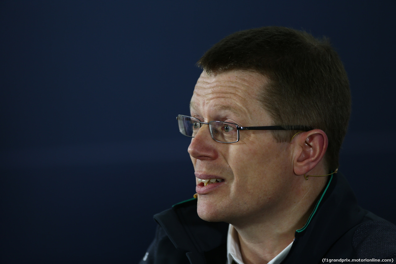 GP CINA, 18.04.2014- Venerdi' Press Conference, Andrew Cowell (GBR) Mercedes