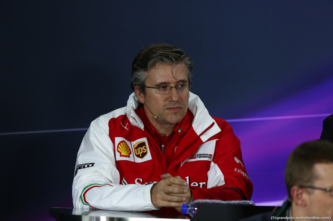 GP CINA, 18.04.2014- Venerdi' Press Conference, Pat Fry (GBR), Technical Director (Chassis), Ferrari