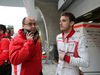 GP CINA, 18.04.2014- Free Practice 1, Jules Bianchi (FRA) Marussia F1 Team MR03 with Luca Colajanni (ITA) Marussia press office