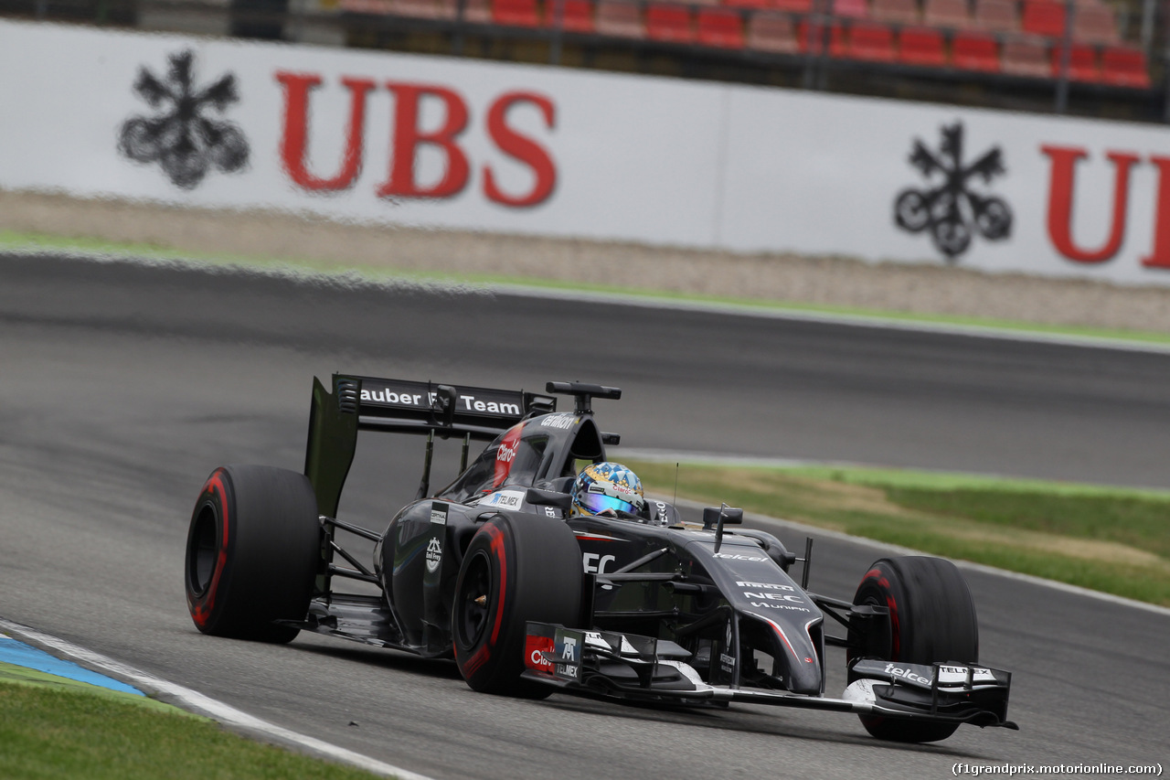 GP GERMANIA, 20.07.2014- Gara, Adrian Sutil (GER) Sauber F1 Team C33