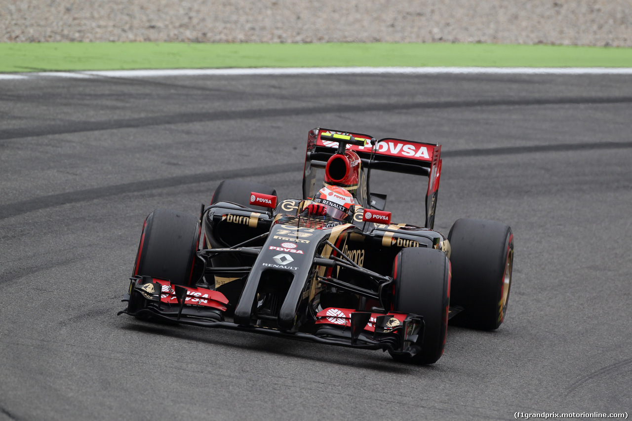 GP GERMANIA, 20.07.2014- Gara, Pastor Maldonado (VEN) Lotus F1 Team, E22