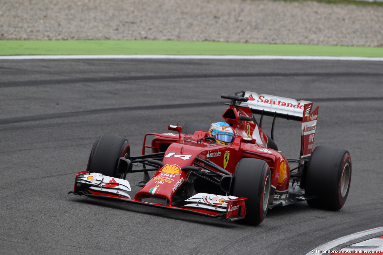 GP GERMANIA, 20.07.2014- Gara, Fernando Alonso (ESP) Ferrari F14T