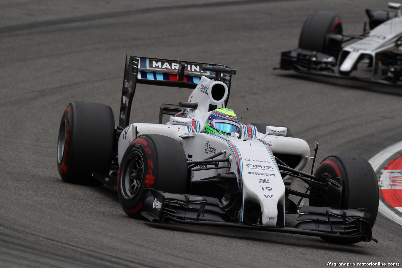 GP GERMANIA, 20.07.2014- Gara, Felipe Massa (BRA) Williams F1 Team FW36