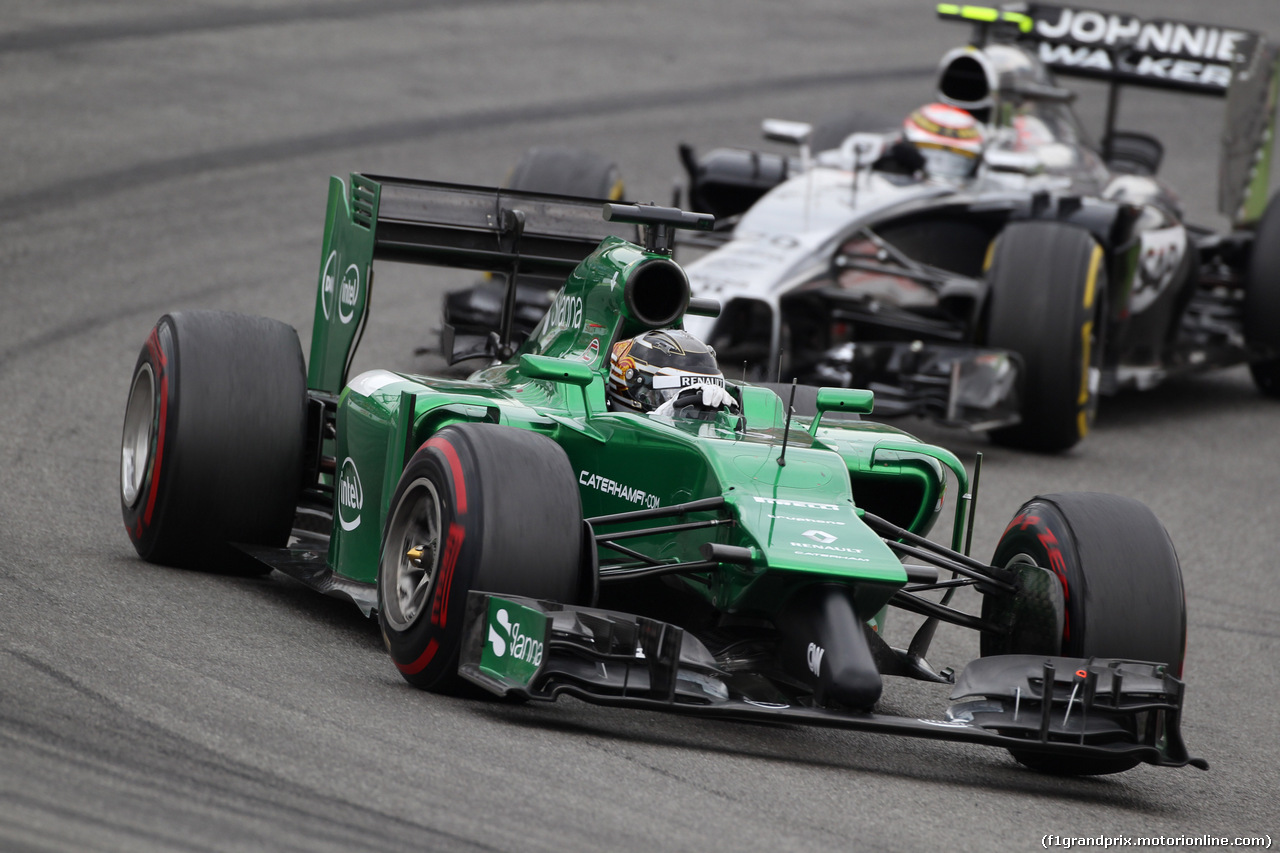 GP GERMANIA, 20.07.2014- Gara, Kamui Kobayashi (JPN) Caterham F1 Team CT05