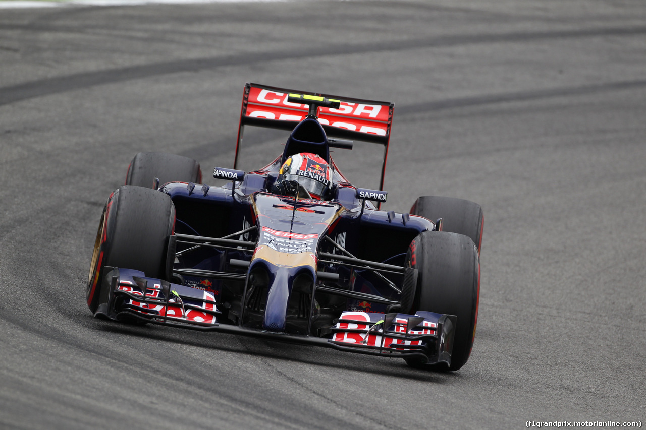 GP GERMANIA, 20.07.2014- Gara, Daniil Kvyat (RUS) Scuderia Toro Rosso STR9