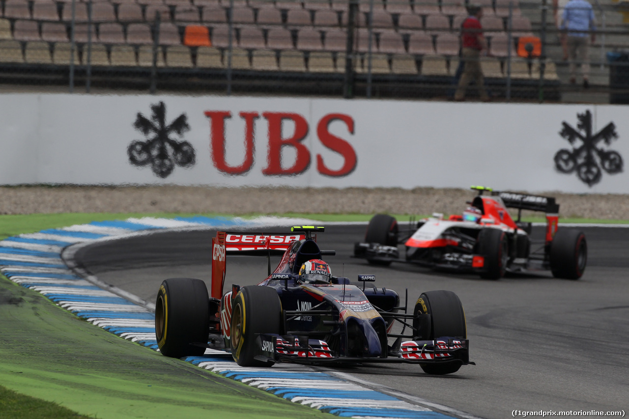 GP GERMANIA, 20.07.2014- Gara, Daniil Kvyat (RUS) Scuderia Toro Rosso STR9