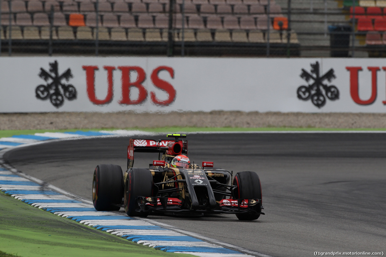 GP GERMANIA, 20.07.2014- Gara, Pastor Maldonado (VEN) Lotus F1 Team, E22