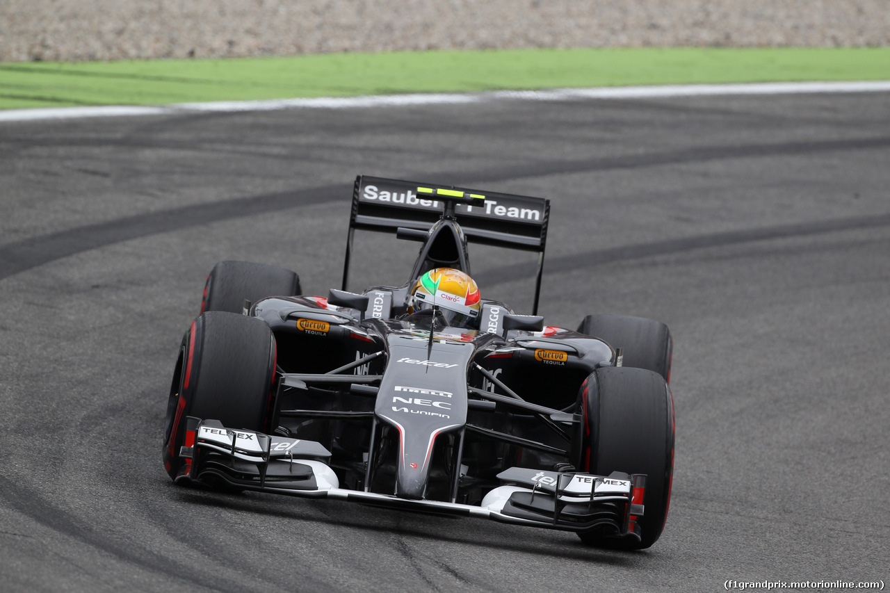 GP GERMANIA, 20.07.2014- Gara, Esteban Gutierrez (MEX) Sauber F1 Team C33