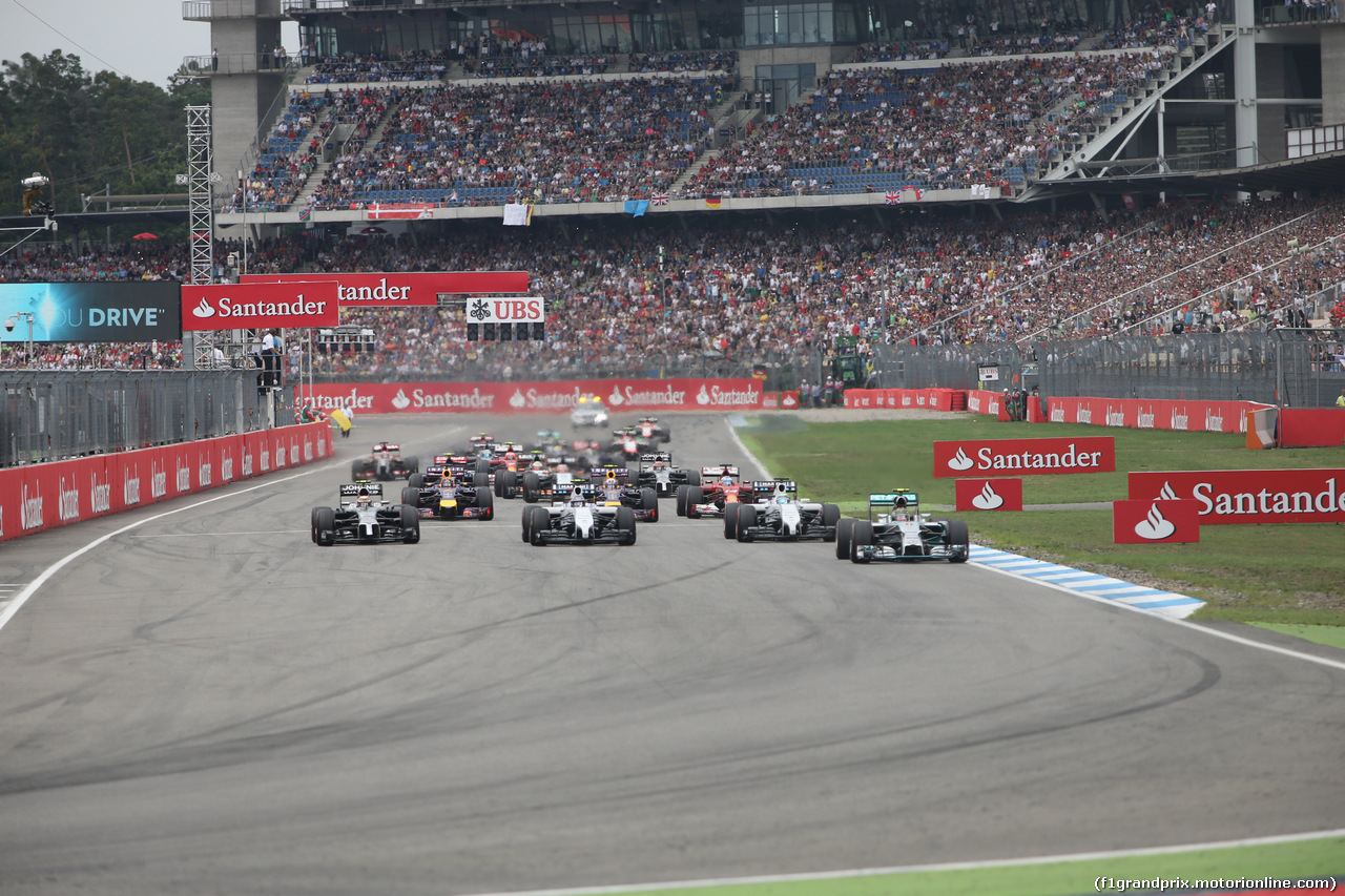 GP GERMANIA, 20.07.2014- Gara, the partenza
