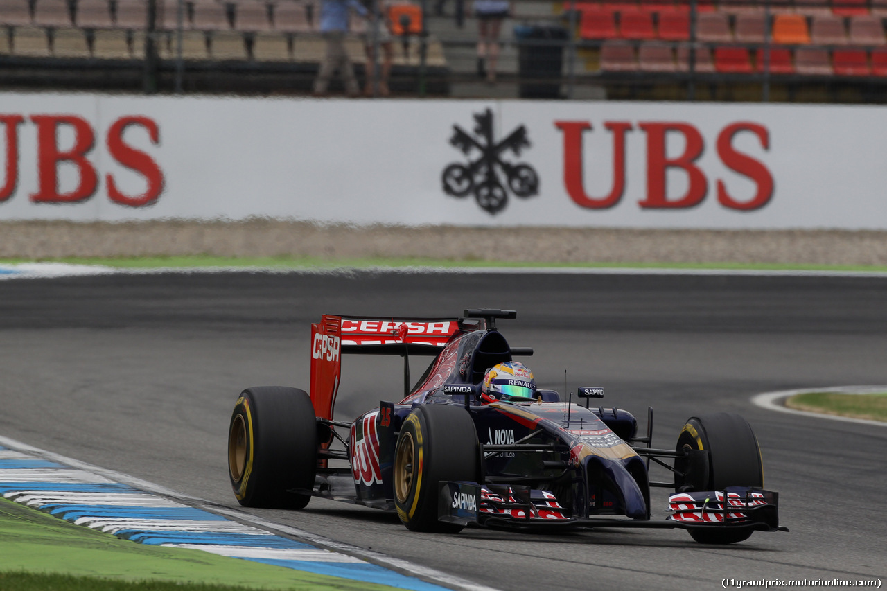 GP GERMANIA, 20.07.2014- Gara, Jean-Eric Vergne (FRA) Scuderia Toro Rosso STR9