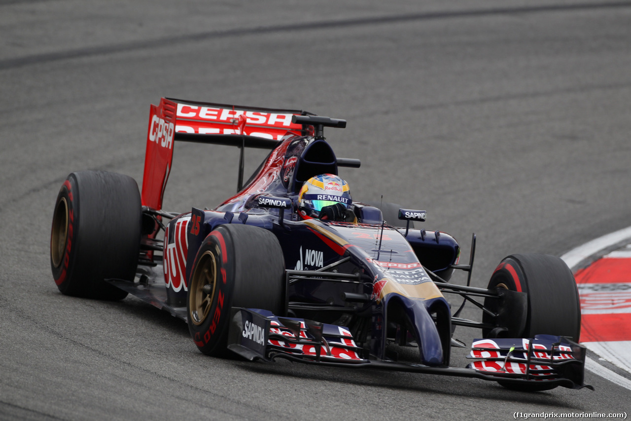 GP GERMANIA, 20.07.2014- Gara, Jean-Eric Vergne (FRA) Scuderia Toro Rosso STR9