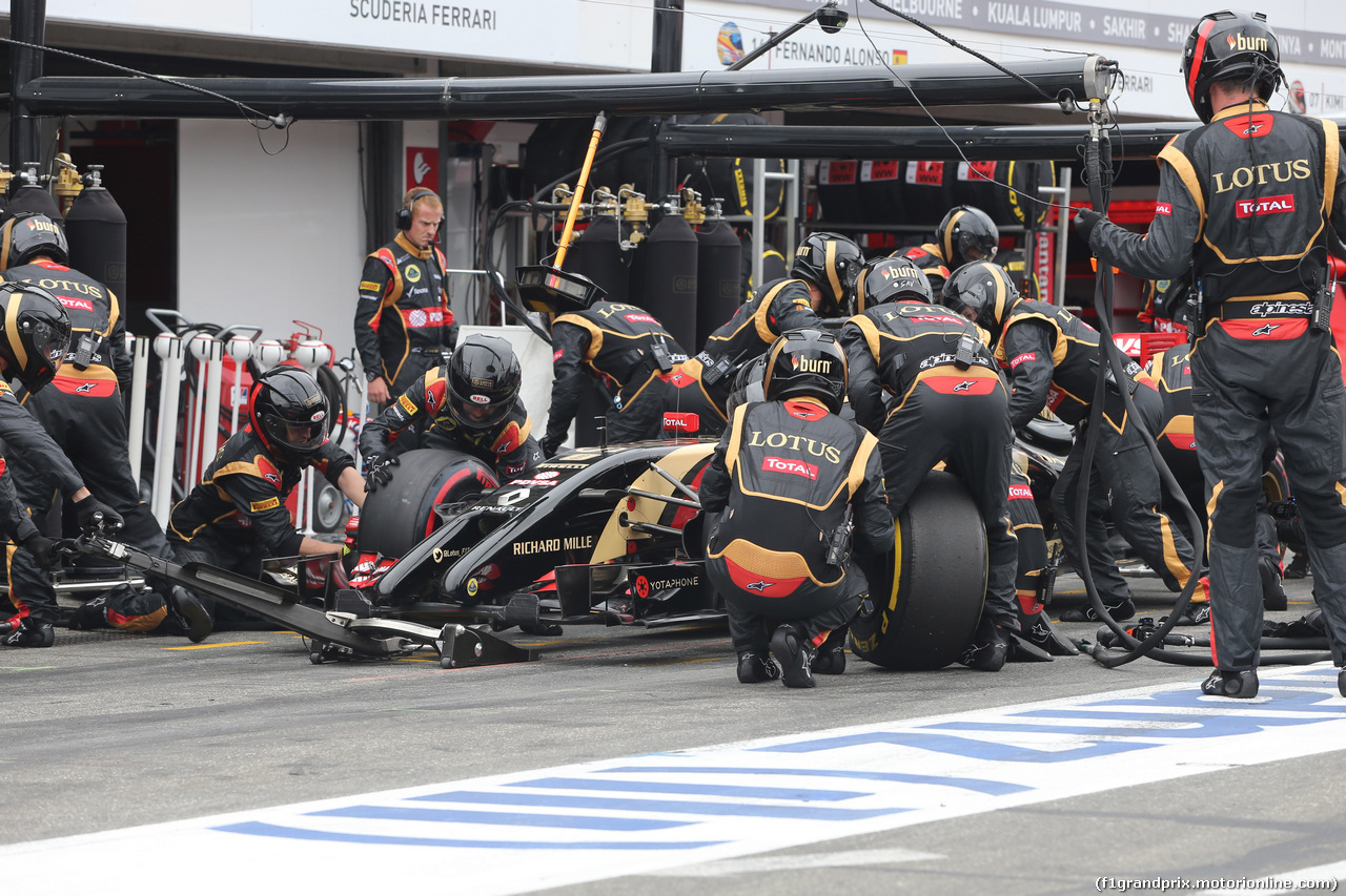 GP GERMANIA, 20.07.2014- Gara, Romain Grosjean (FRA) Lotus F1 Team E22