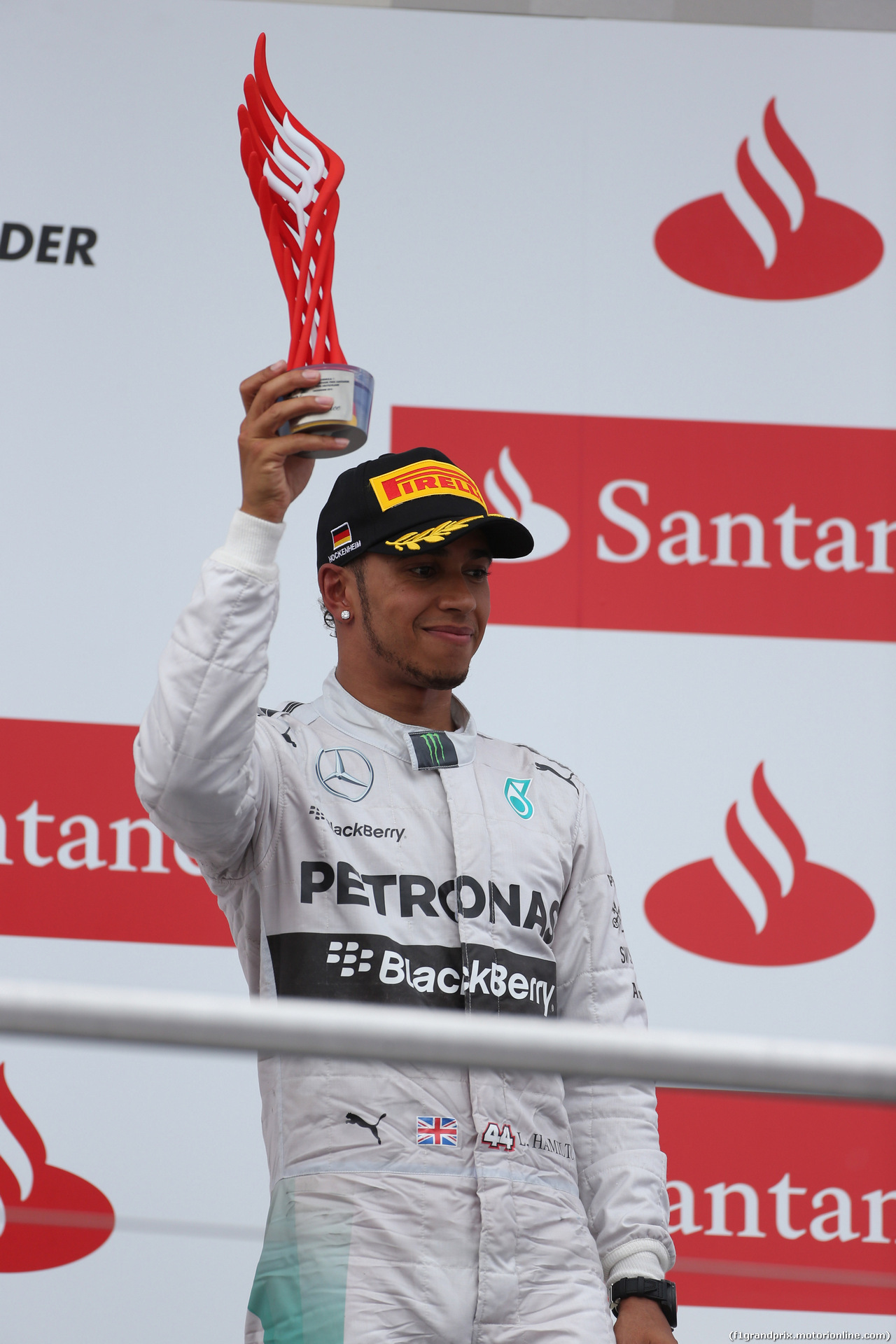 GP GERMANIA, 20.07.2014- Gara, Lewis Hamilton (GBR) Mercedes AMG F1 W05 3rd on the podium