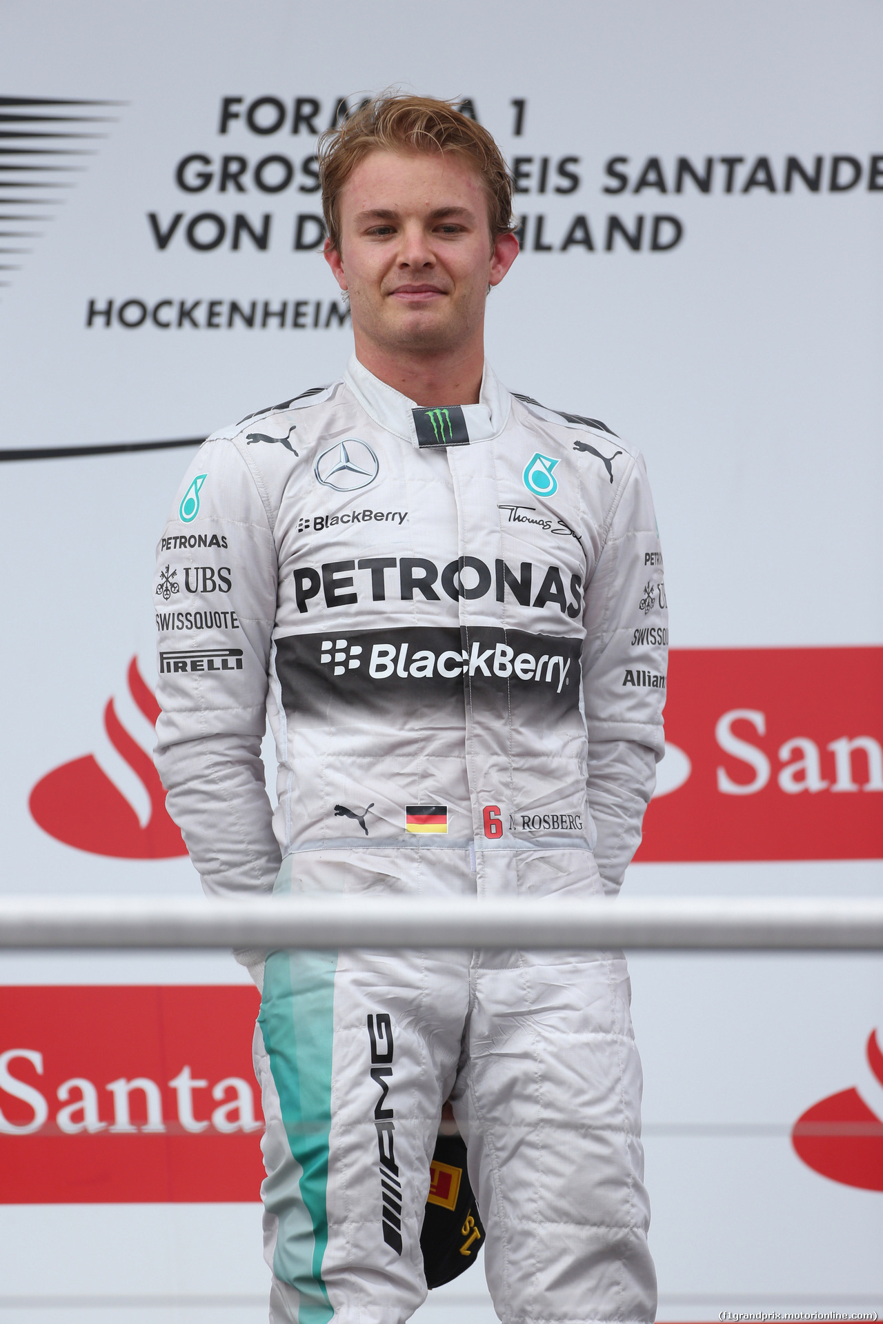 GP GERMANIA, 20.07.2014- Gara, Nico Rosberg (GER) Mercedes AMG F1 W05 winner of the race on the podium
