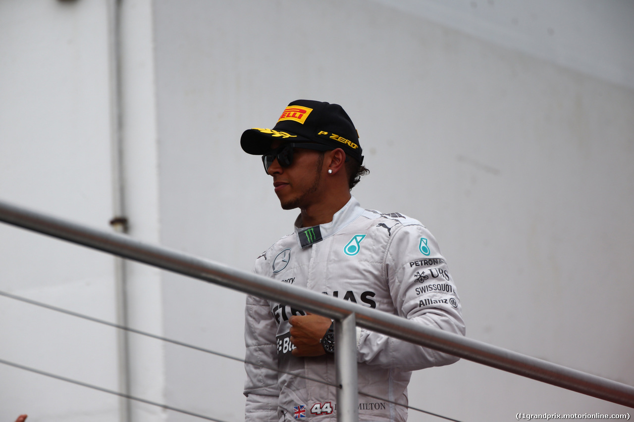 GP GERMANIA, 20.07.2014- Gara, Lewis Hamilton (GBR) Mercedes AMG F1 W05 3rd on the podium