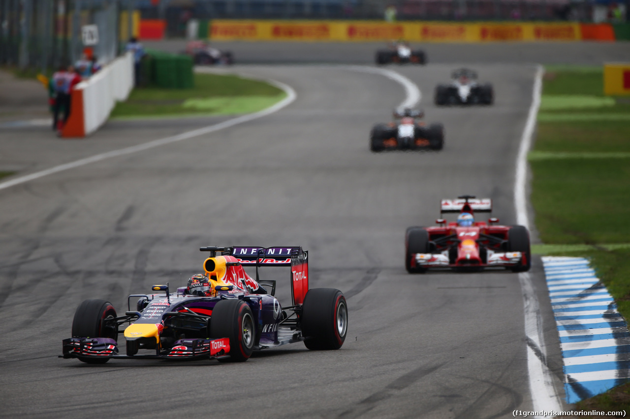 GP GERMANIA, 20.07.2014- Gara, Sebastian Vettel (GER) Infiniti Red Bull Racing RB10