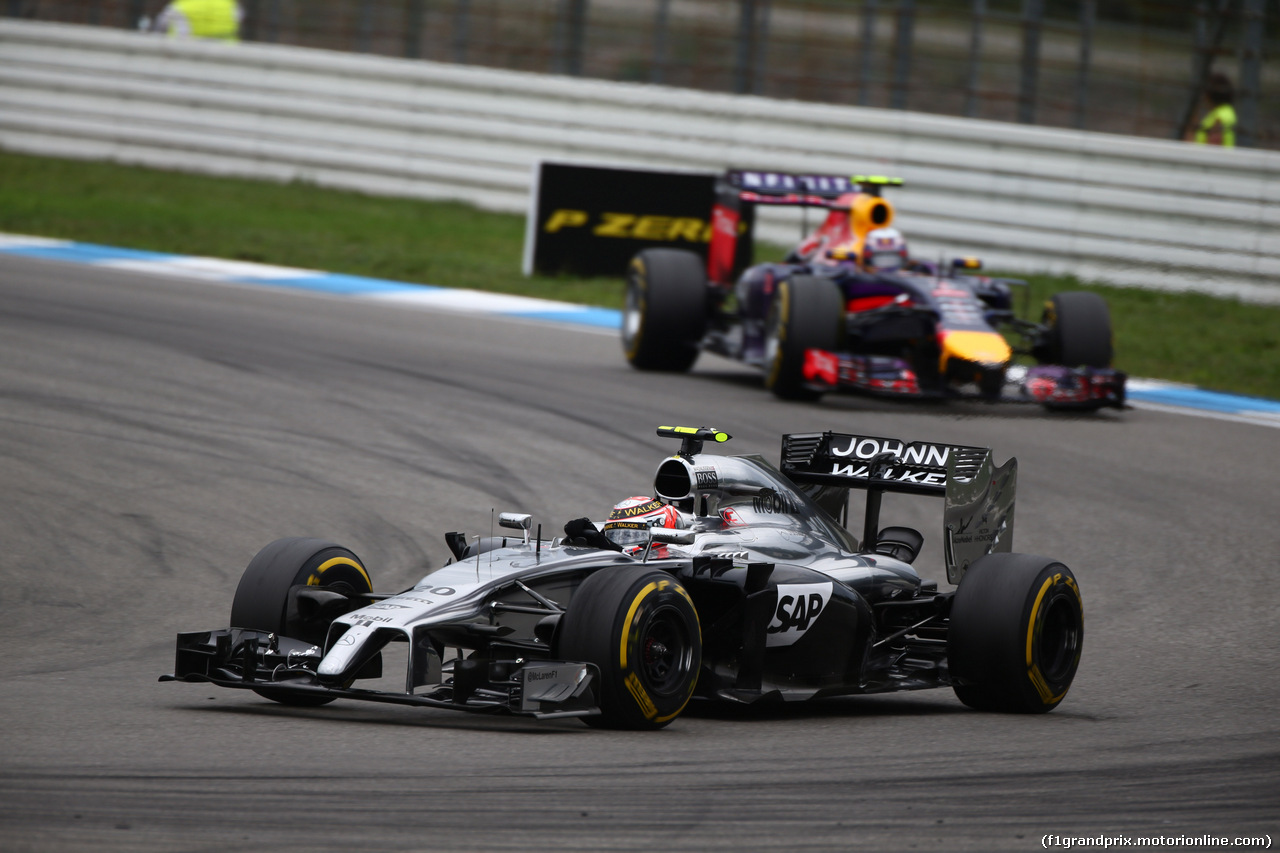 GP GERMANIA, 20.07.2014- Gara, Kevin Magnussen (DEN) McLaren Mercedes MP4-29