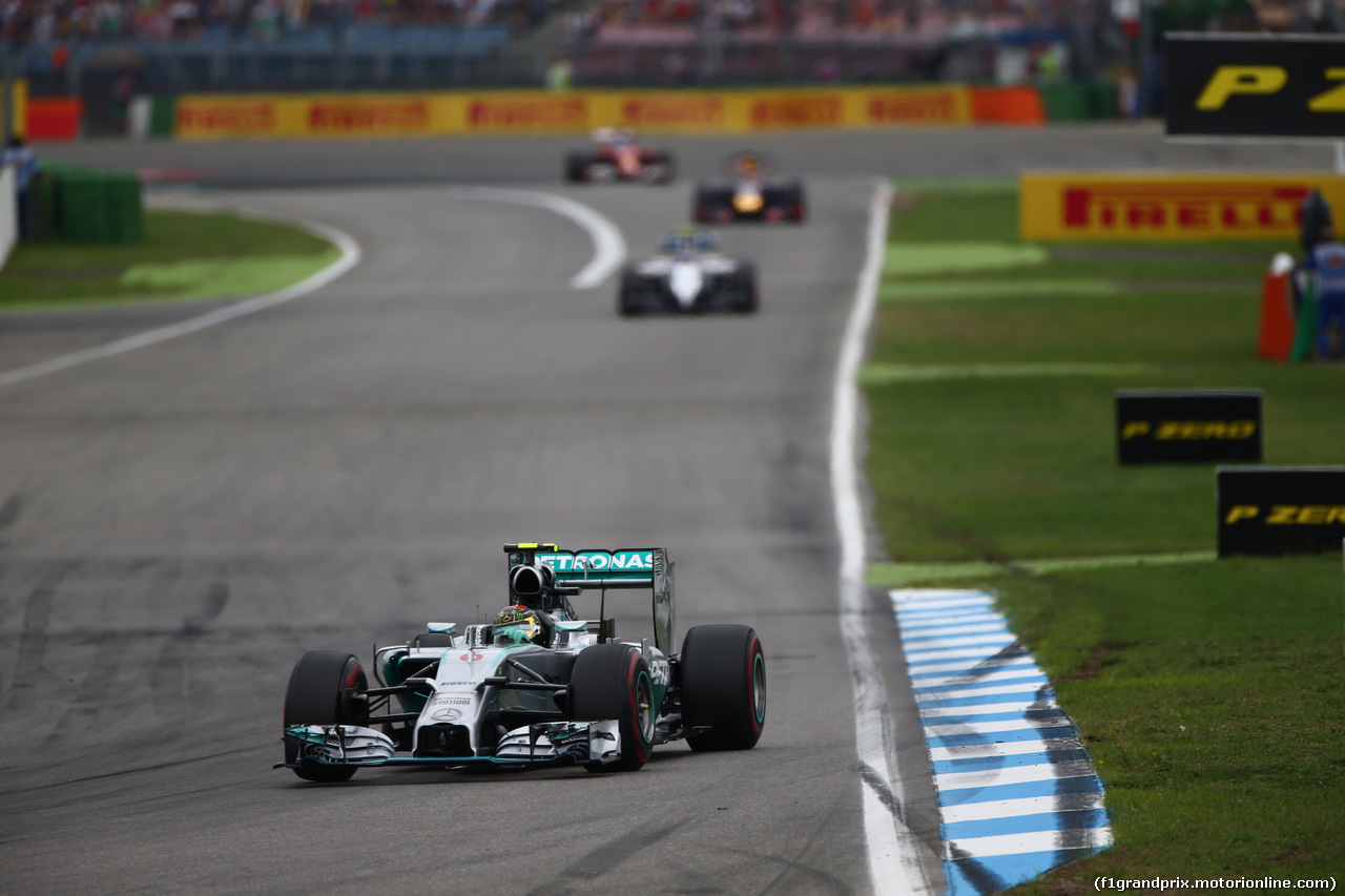 GP GERMANIA, 20.07.2014- Gara, Nico Rosberg (GER) Mercedes AMG F1 W05