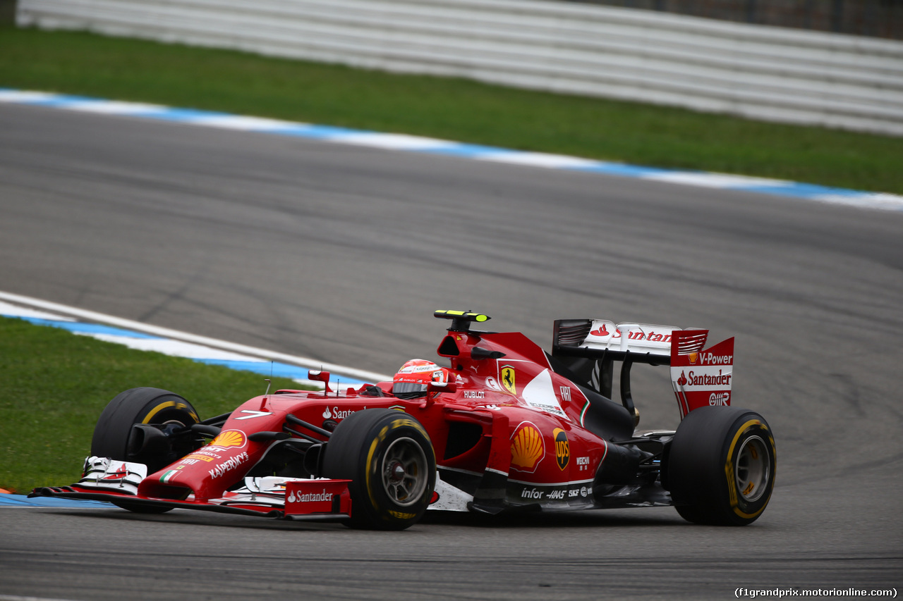 GP GERMANIA, 20.07.2014- Gara, Kimi Raikkonen (FIN) Ferrari F14T