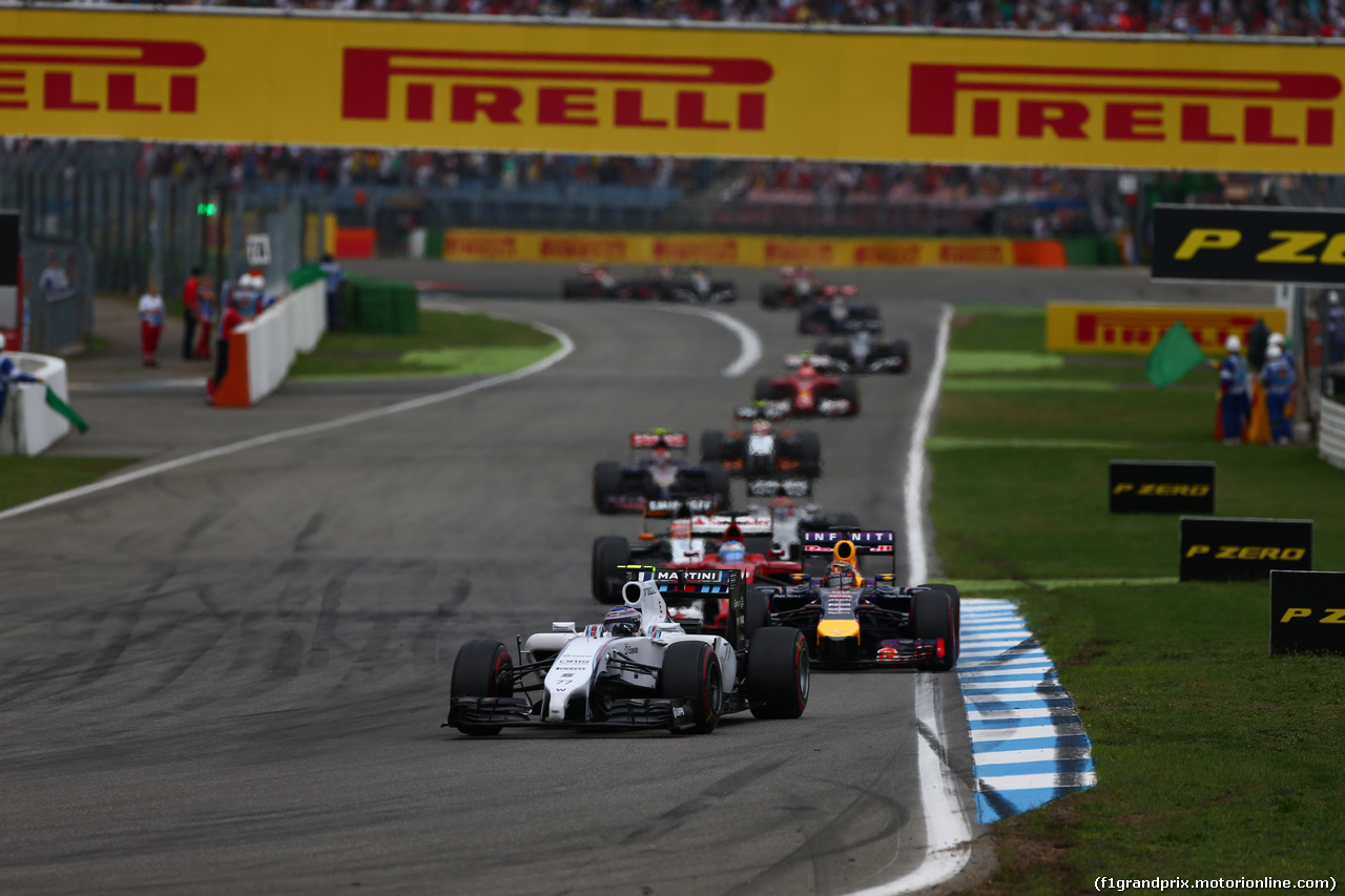 GP GERMANIA, 20.07.2014- Gara, Valtteri Bottas (FIN) Williams F1 Team FW36
