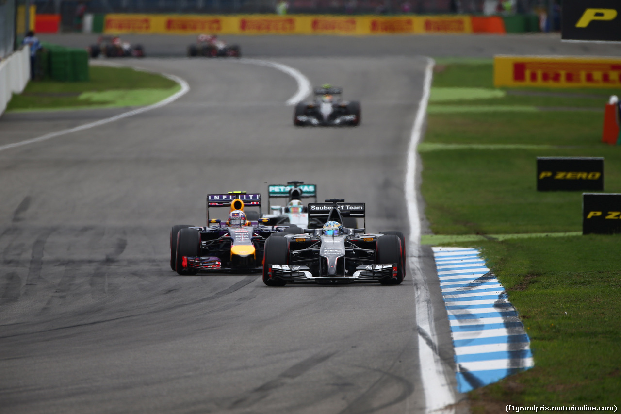 GP GERMANIA, 20.07.2014- Gara, Adrian Sutil (GER) Sauber F1 Team C33