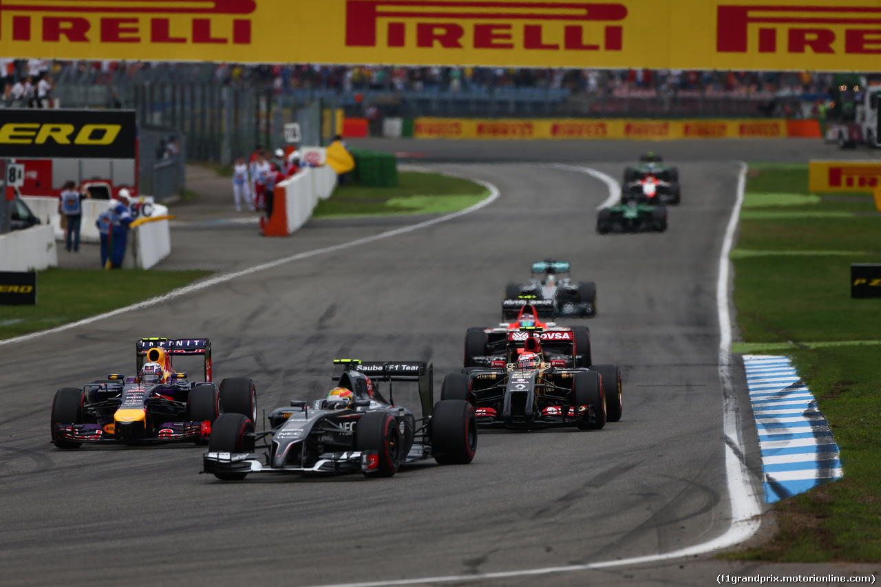 GP GERMANIA, 20.07.2014- Gara, Esteban Gutierrez (MEX) Sauber F1 Team C33