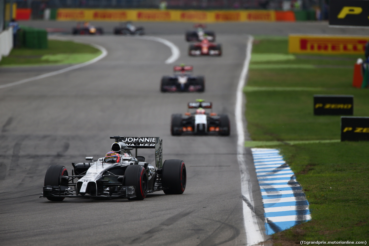 GP GERMANIA, 20.07.2014- Gara, Jenson Button (GBR) McLaren Mercedes MP4-29