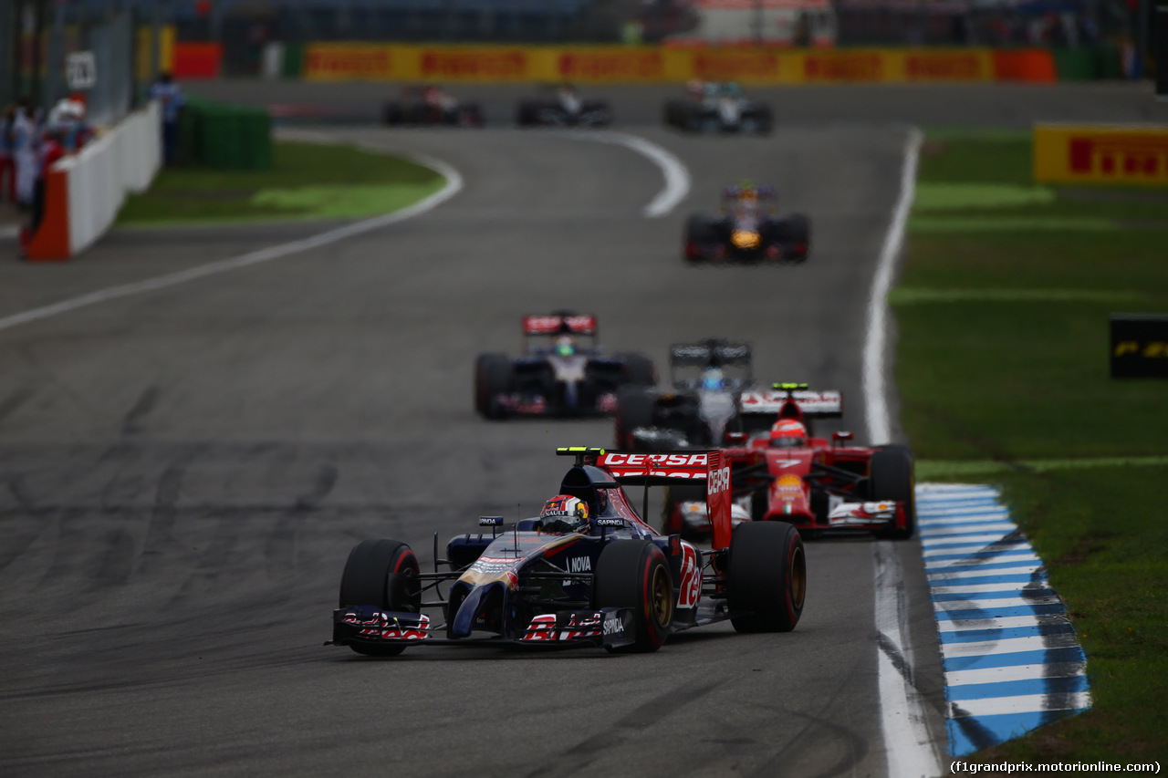 GP GERMANIA, 20.07.2014- Gara, Daniil Kvyat (RUS) Scuderia Toro Rosso STR9