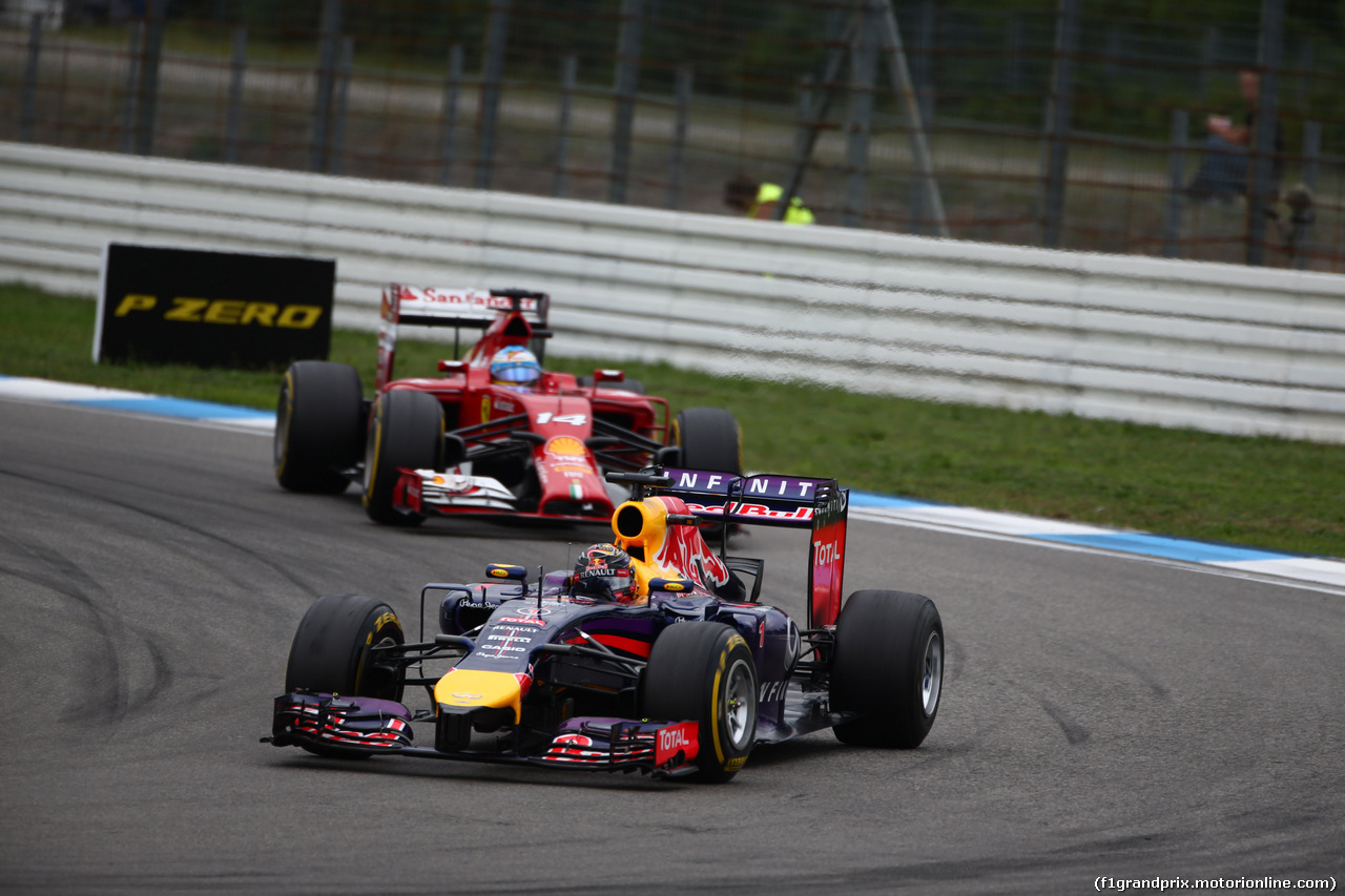 GP GERMANIA, 20.07.2014- Gara, Sebastian Vettel (GER) Infiniti Red Bull Racing RB10