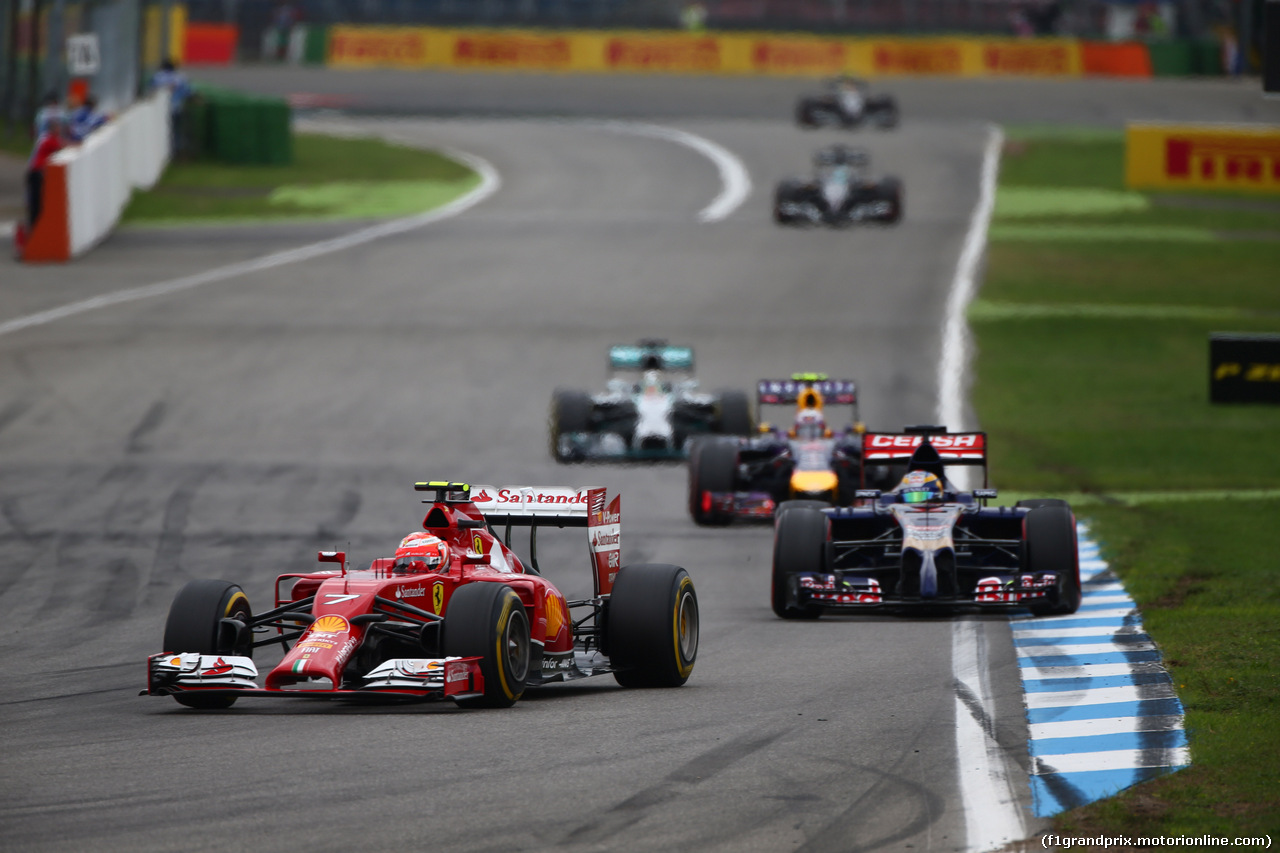 GP GERMANIA, 20.07.2014- Gara, Kimi Raikkonen (FIN) Ferrari F14T
