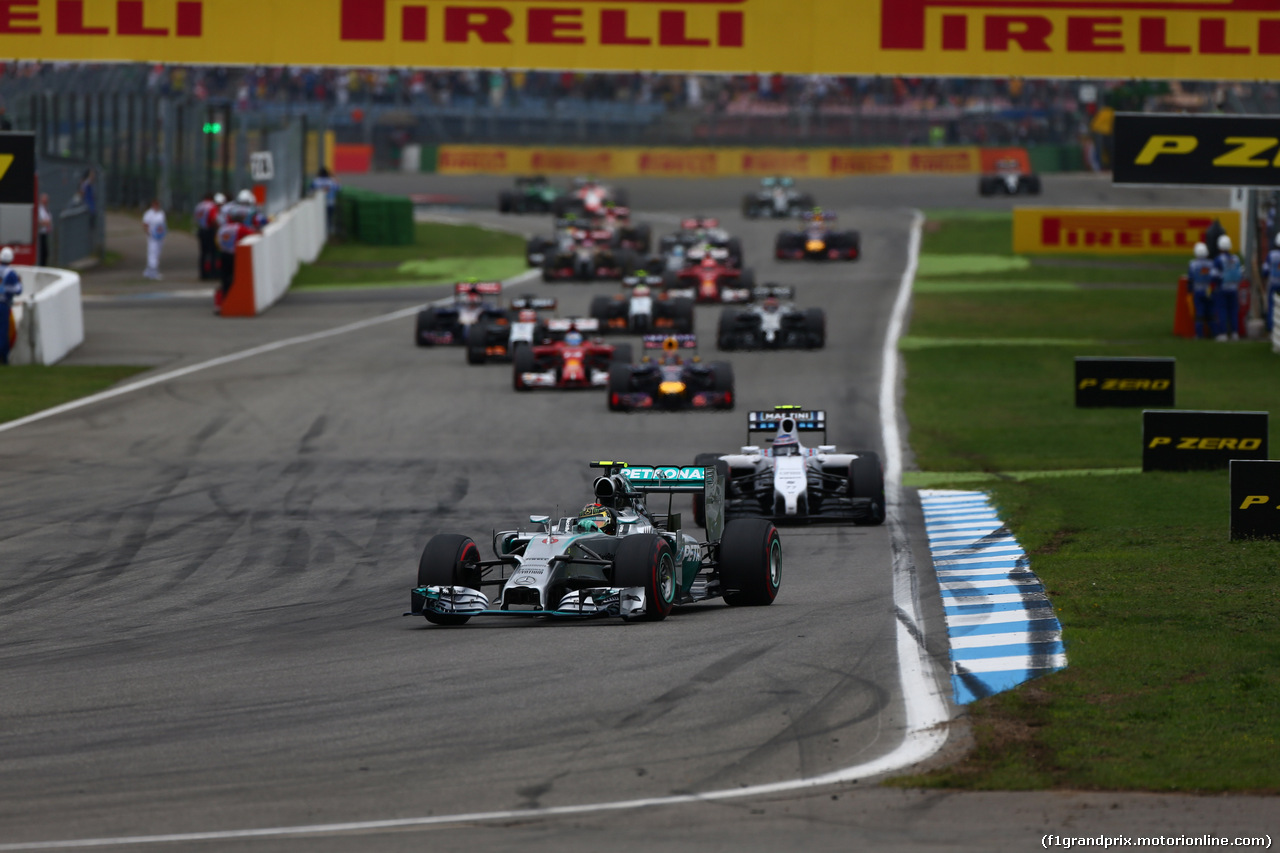 GP GERMANIA, 20.07.2014- Gara, Nico Rosberg (GER) Mercedes AMG F1 W05