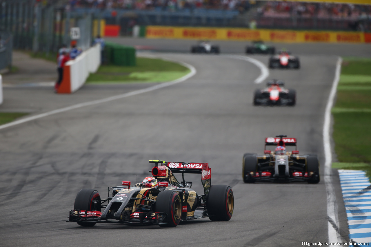 GP GERMANIA, 20.07.2014- Gara, Pastor Maldonado (VEN) Lotus F1 Team, E22