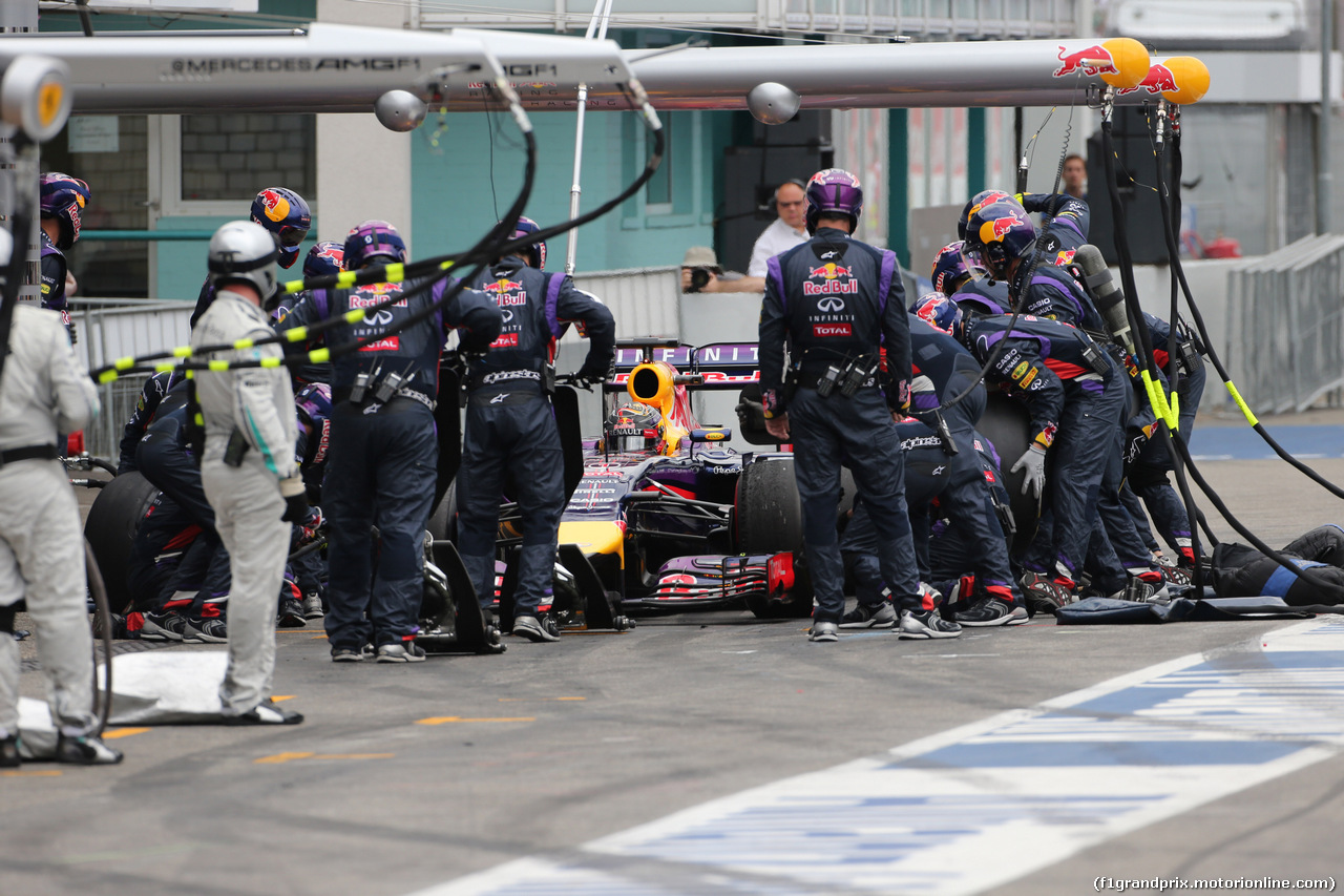 GP GERMANIA, 20.07.2014- Gara, Sebastian Vettel (GER) Infiniti Red Bull Racing RB10
