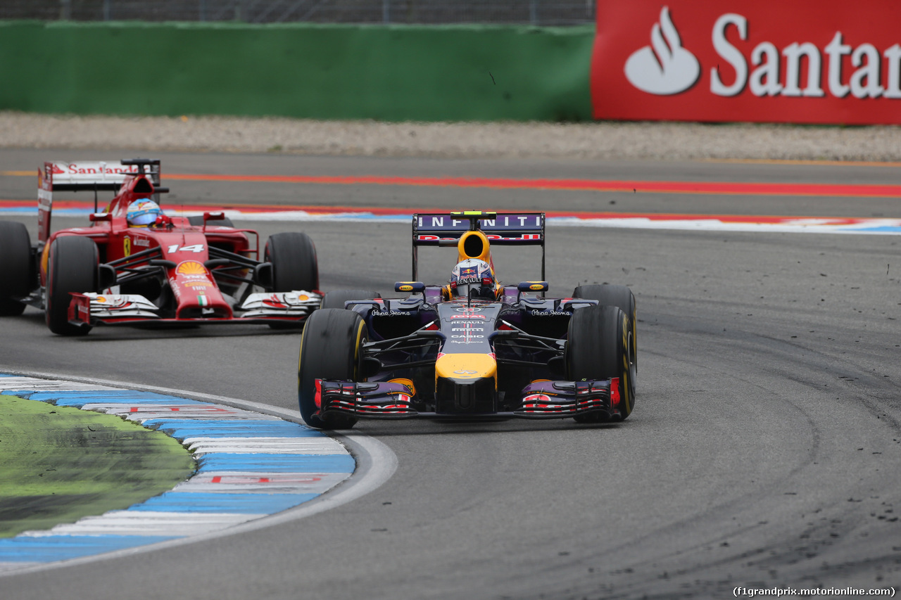 GP GERMANIA, 20.07.2014- Gara, Daniel Ricciardo (AUS) Infiniti Red Bull Racing RB10