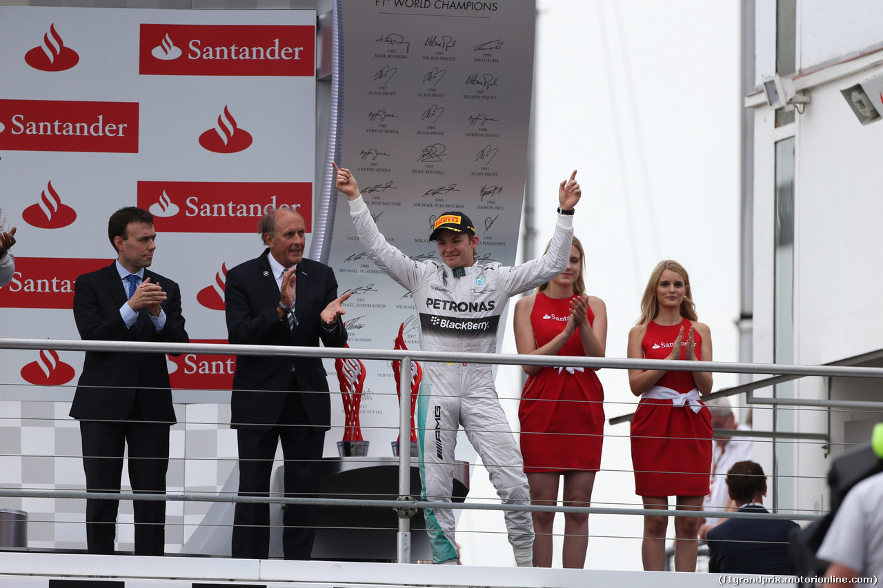 GP GERMANIA, 20.07.2014- Gara, Nico Rosberg (GER) Mercedes AMG F1 W05 winner on the podium